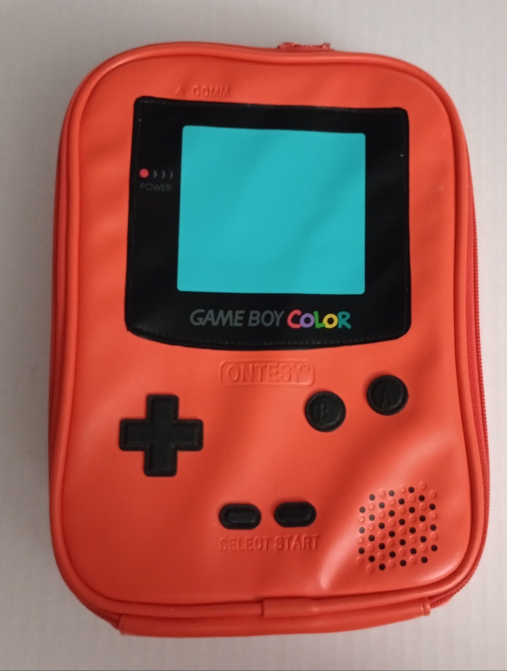 Ontesy Nintendo Gameboy Color Carrying Case Lunch Bag Vintage Orange